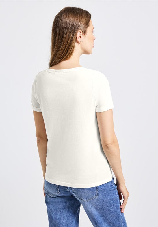 Street One Printed Tshirt with Turn Up Sleeve