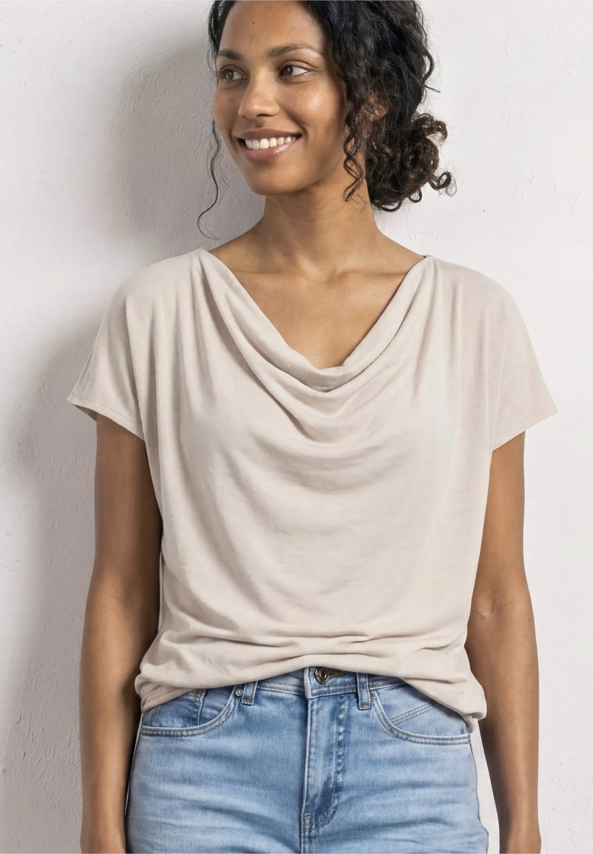 Street One Cowl Neck Top
