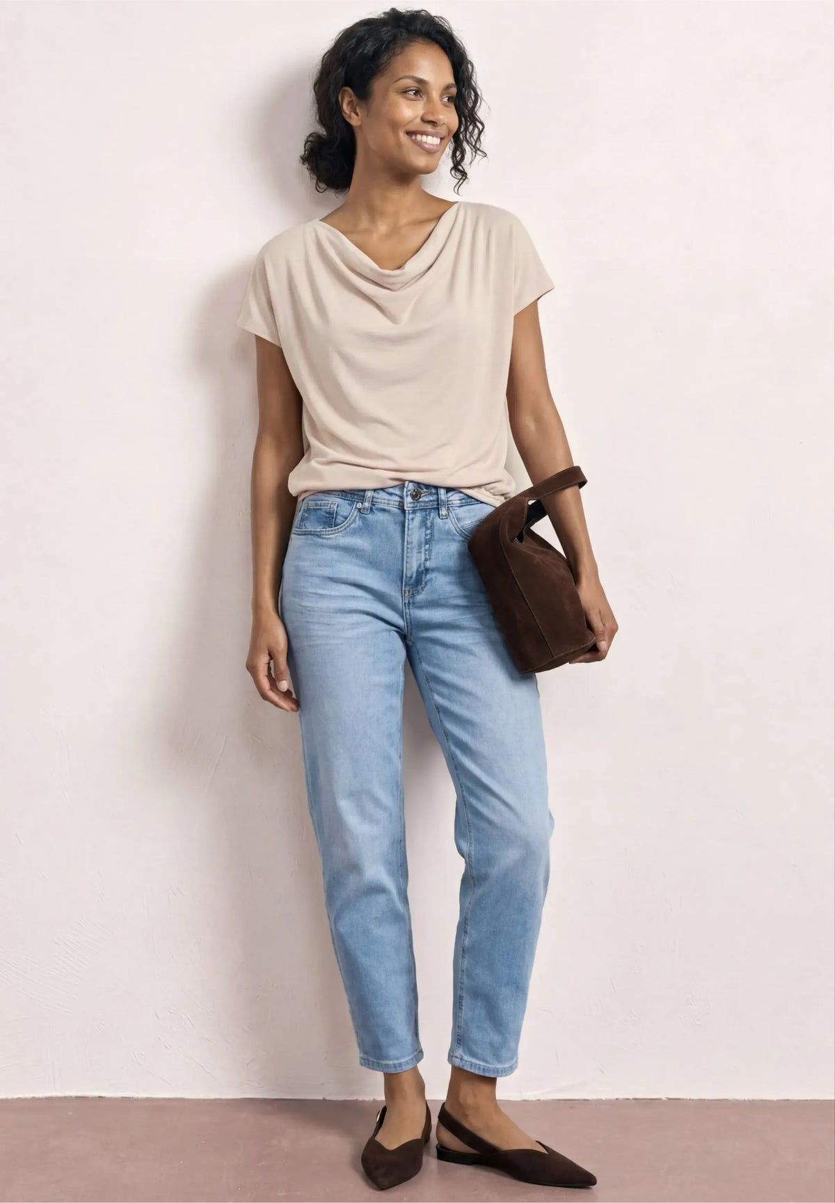 Street One Cowl Neck Top