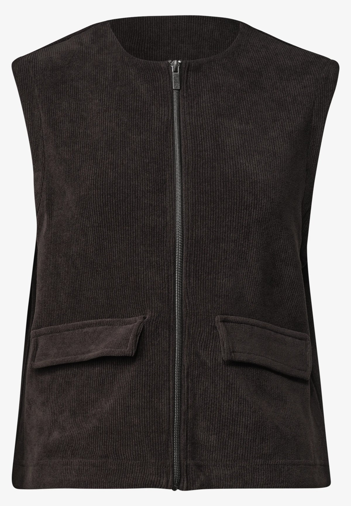Street One Cord Zip Gilet