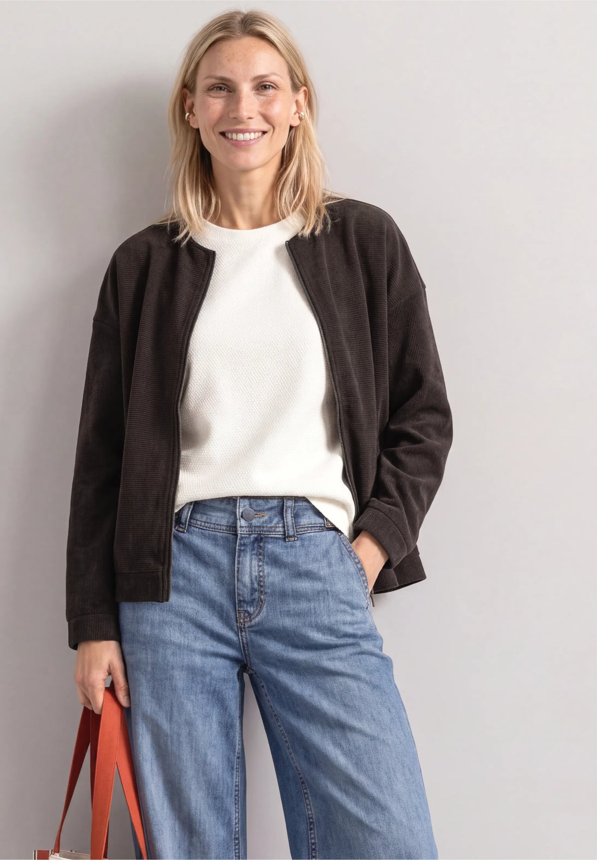 Street One Longline Bomber Jacket
