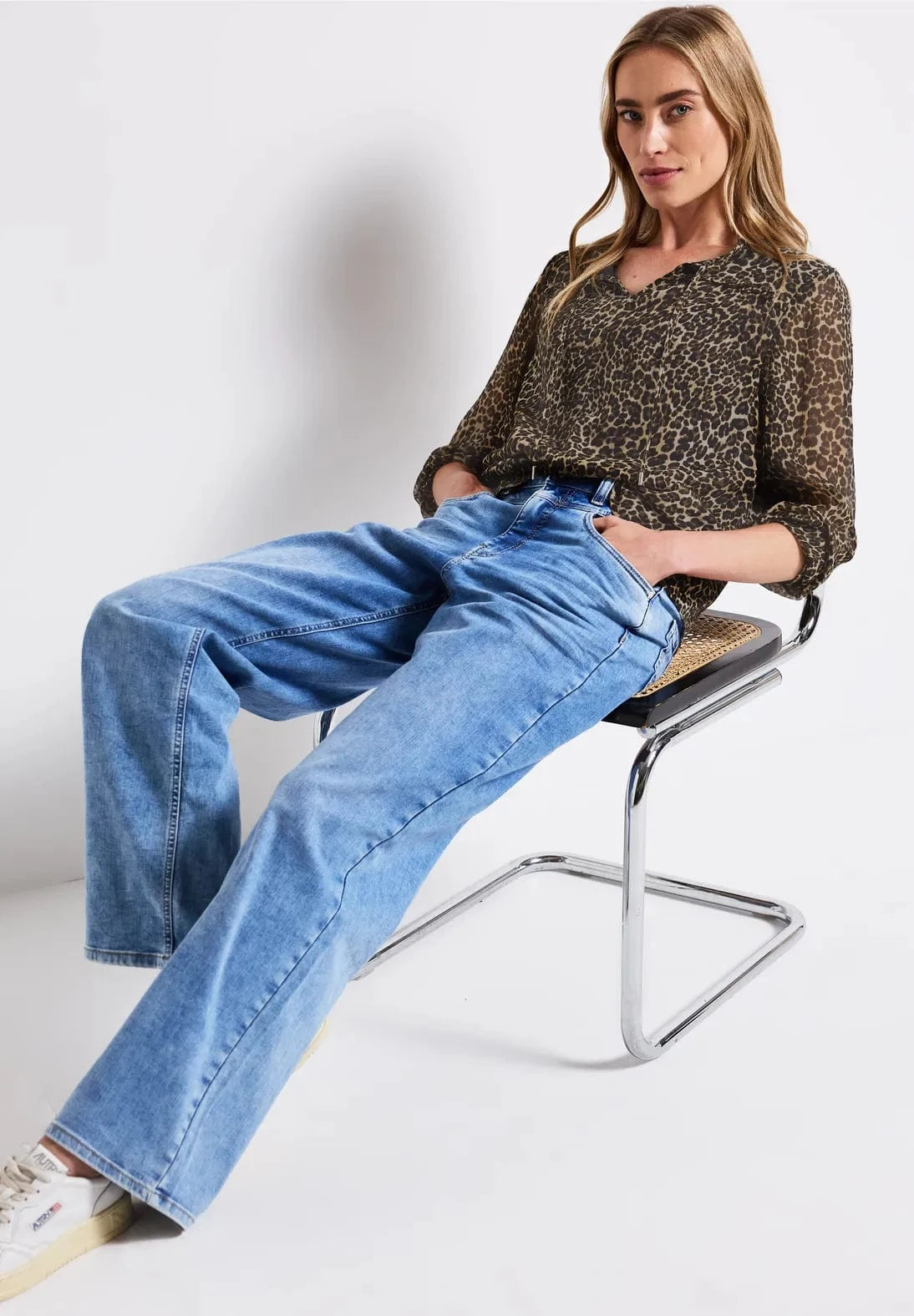 Street One Animal Print Blouse