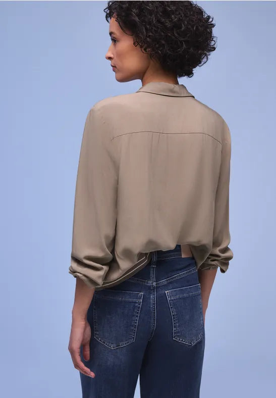 Street One Blouse with Elasticated Hem