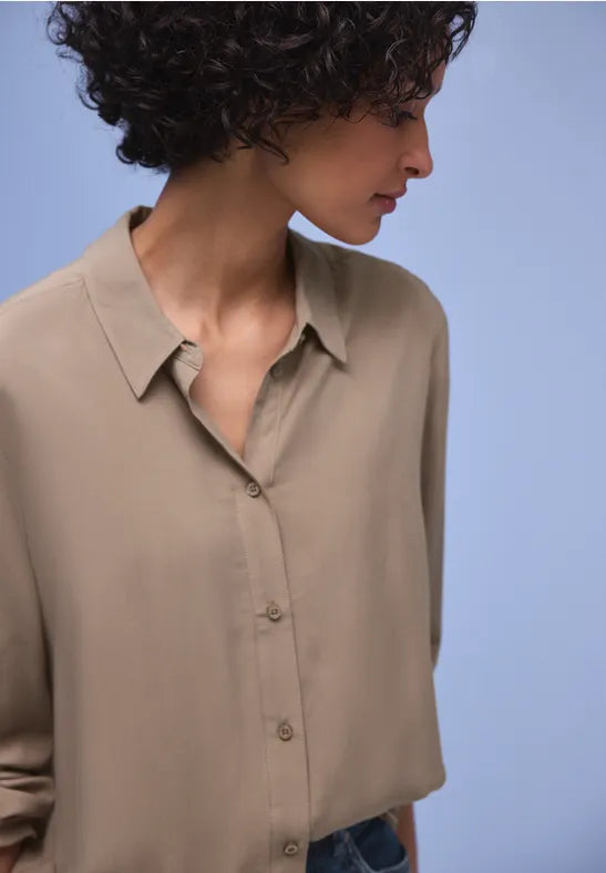 Street One Blouse with Elasticated Hem