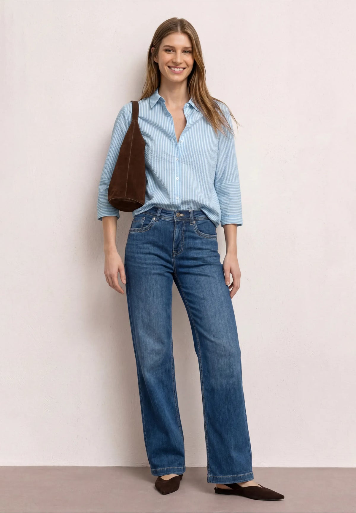 Street One Pinstripe Blouse