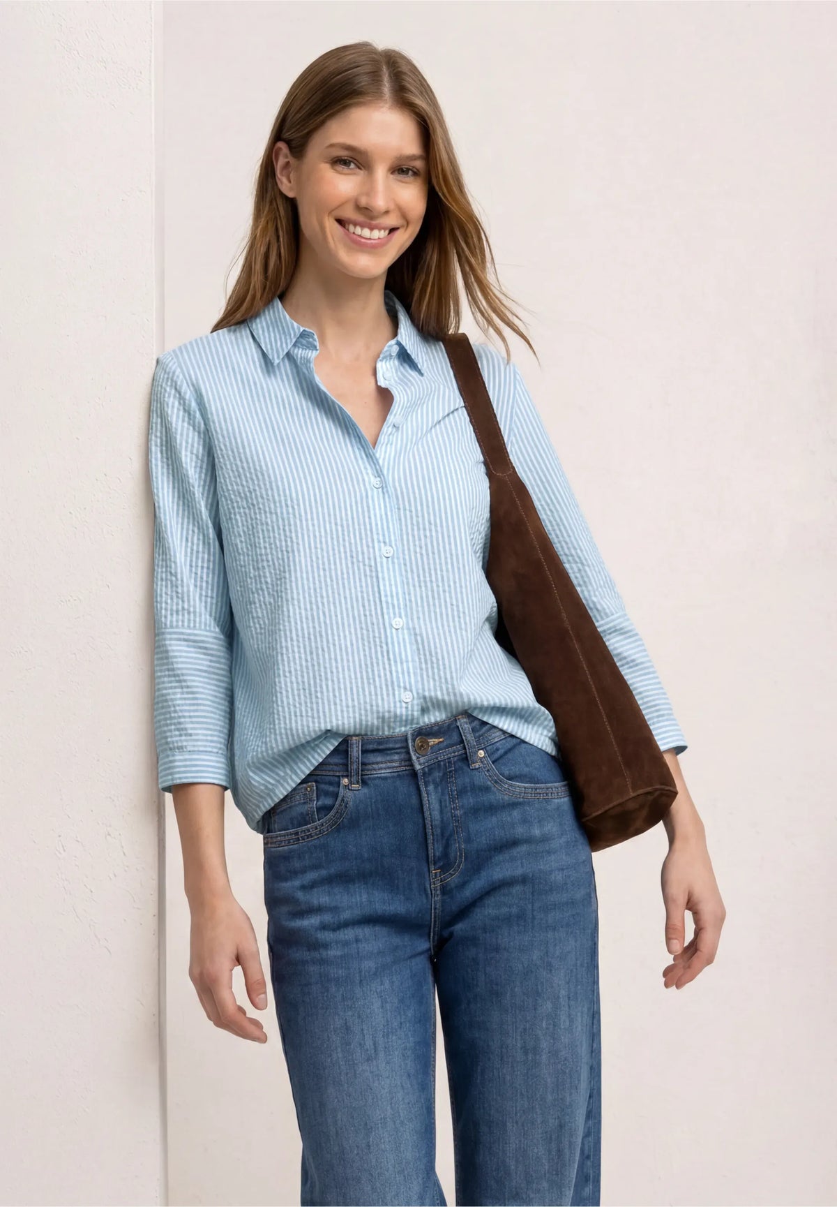 Street One Pinstripe Blouse