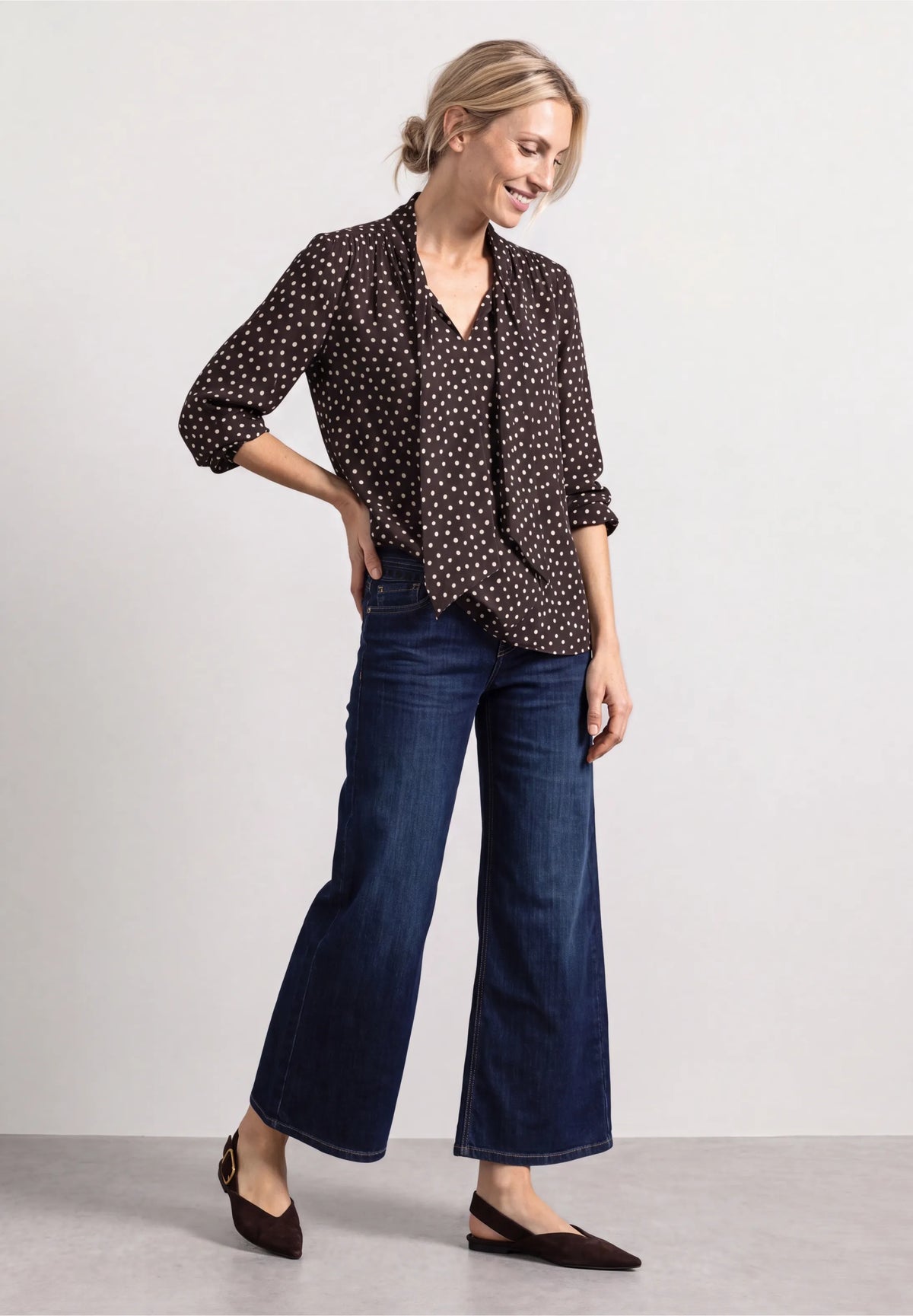 Street One Polka Dot Blouse