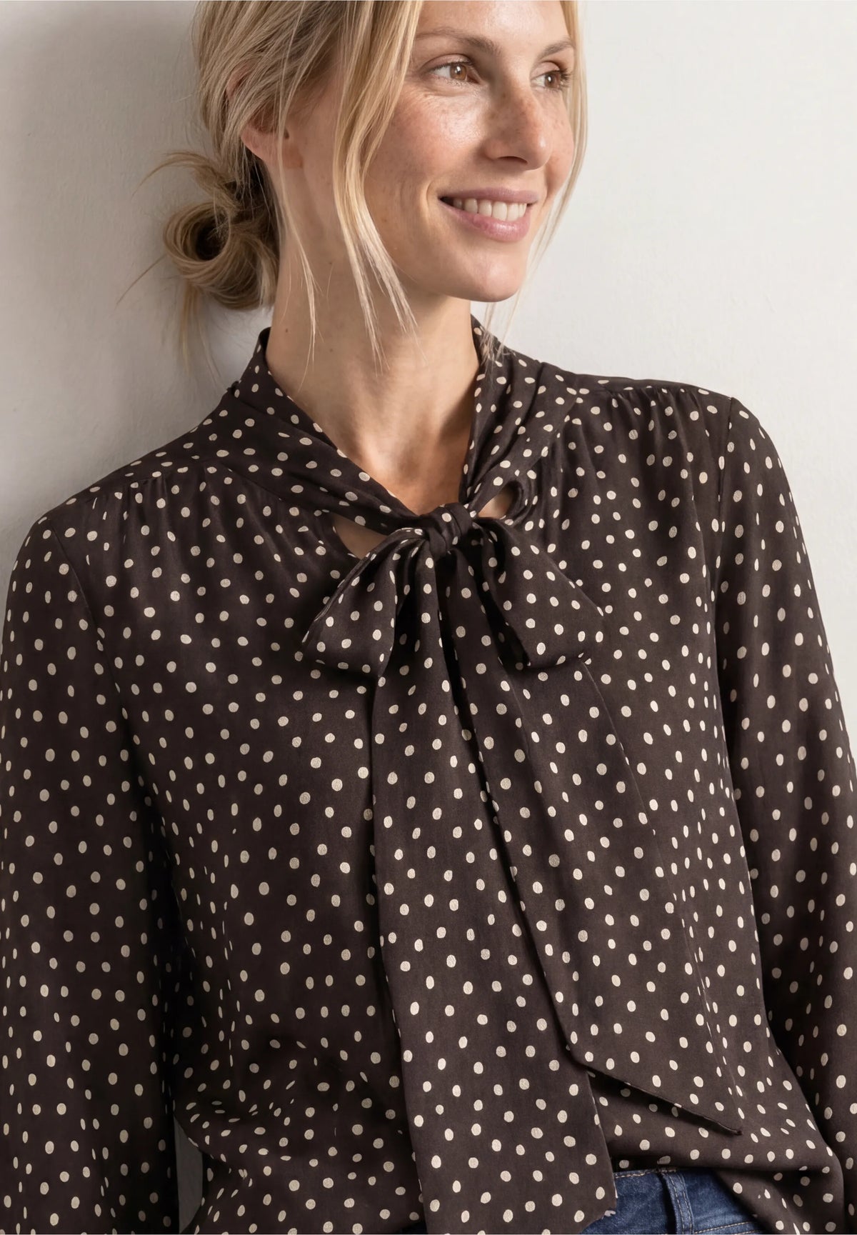 Street One Polka Dot Blouse