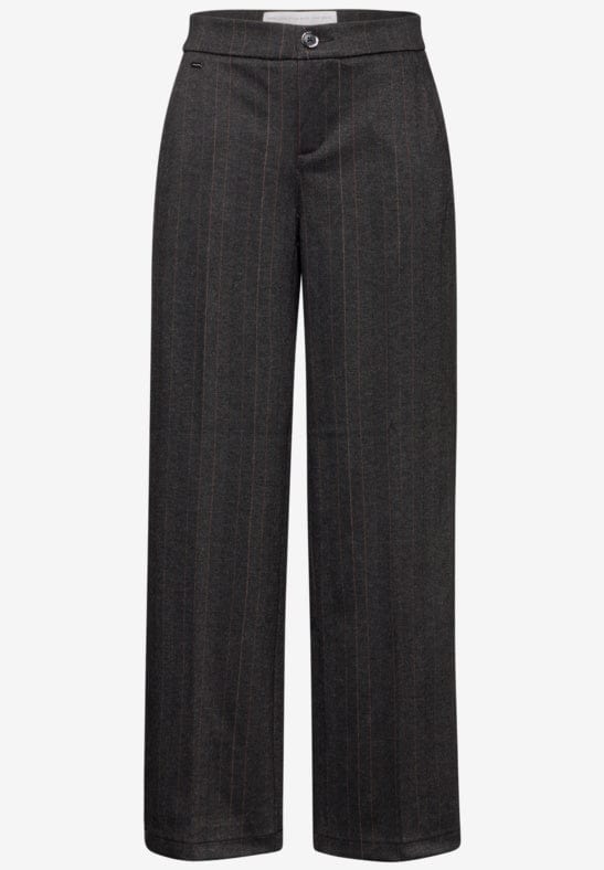 OHOTORO Chic Stripe Pants ダークブラウン chic stripe pants | OHOTORO