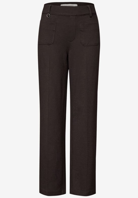 Street One Front Patch Pocket Straight Leg Trouser