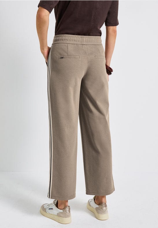 Street One Drawstring Pants with Contrast Side Stripe