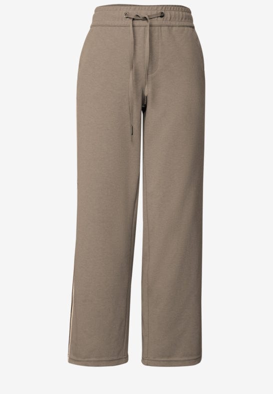 Street One Drawstring Pants with Contrast Side Stripe