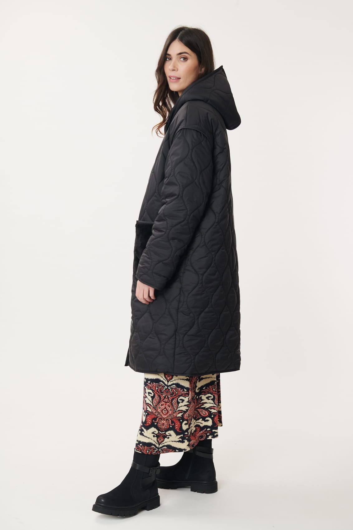 Laundry reversible faux fur on sale coat