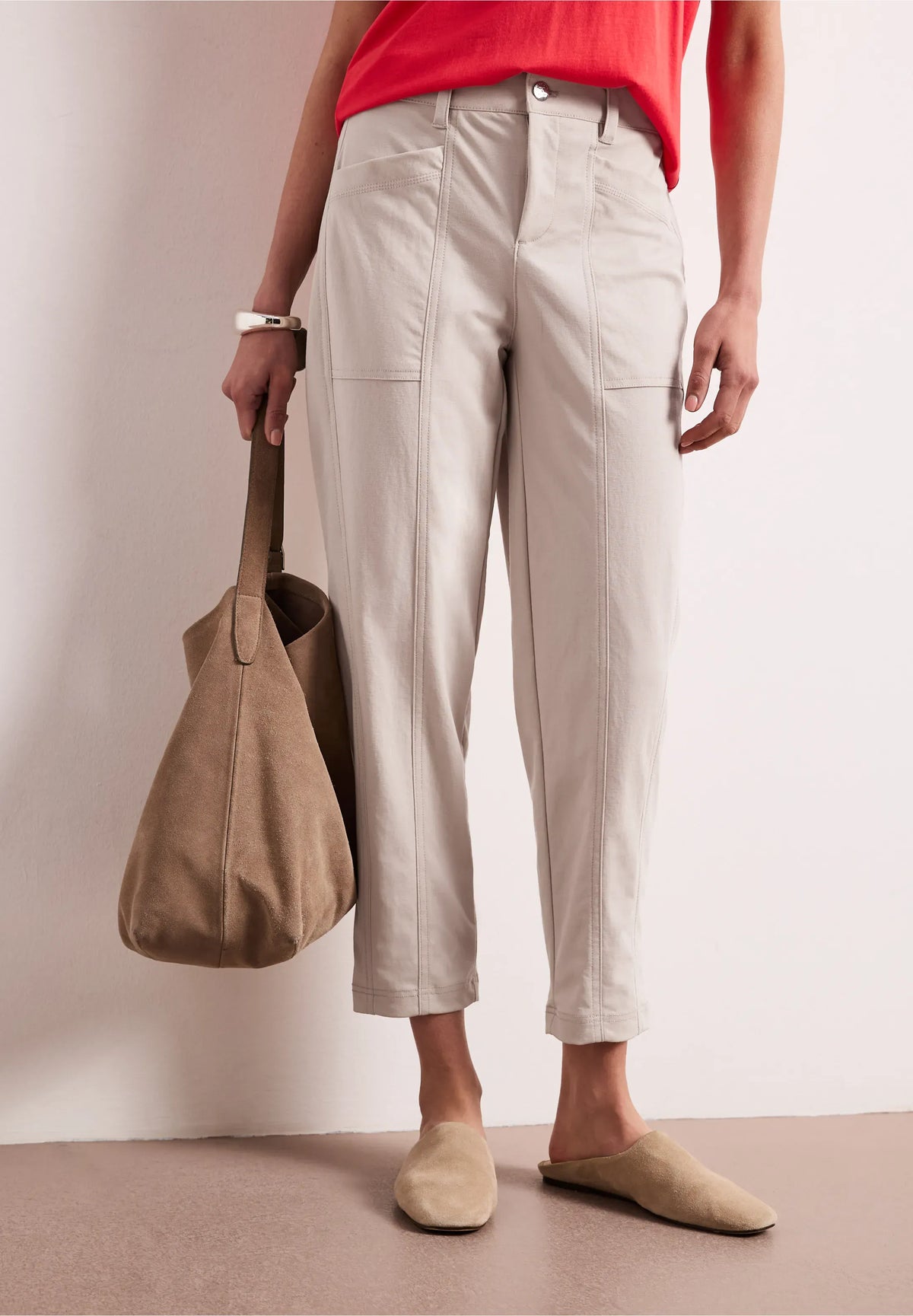 Street One Barrel Leg Trouser