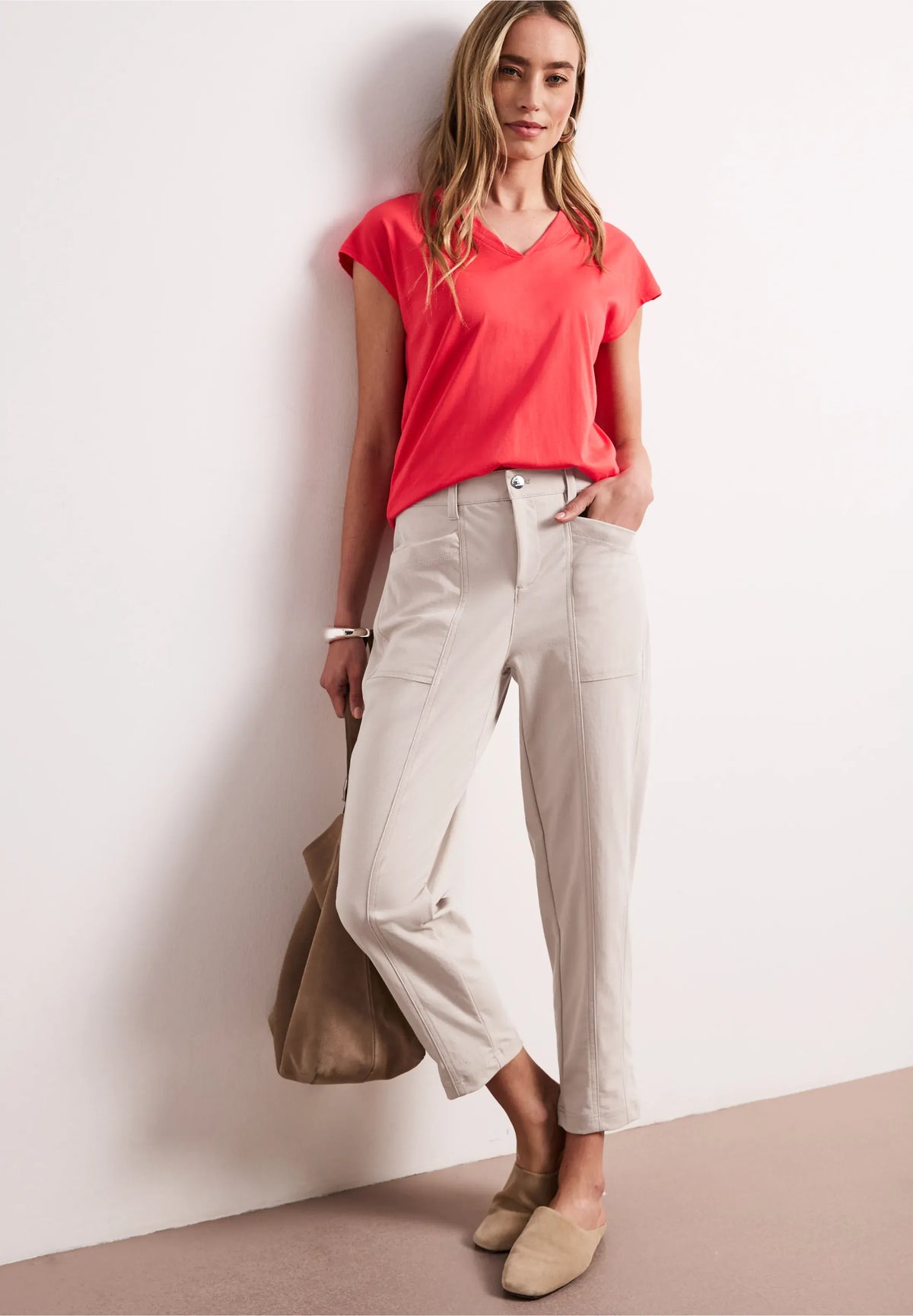 Street One Barrel Leg Trouser