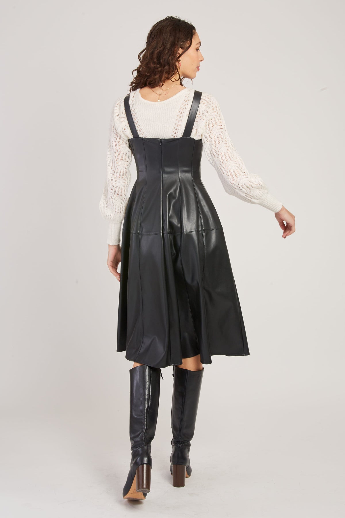 Derhy Pleather Dress