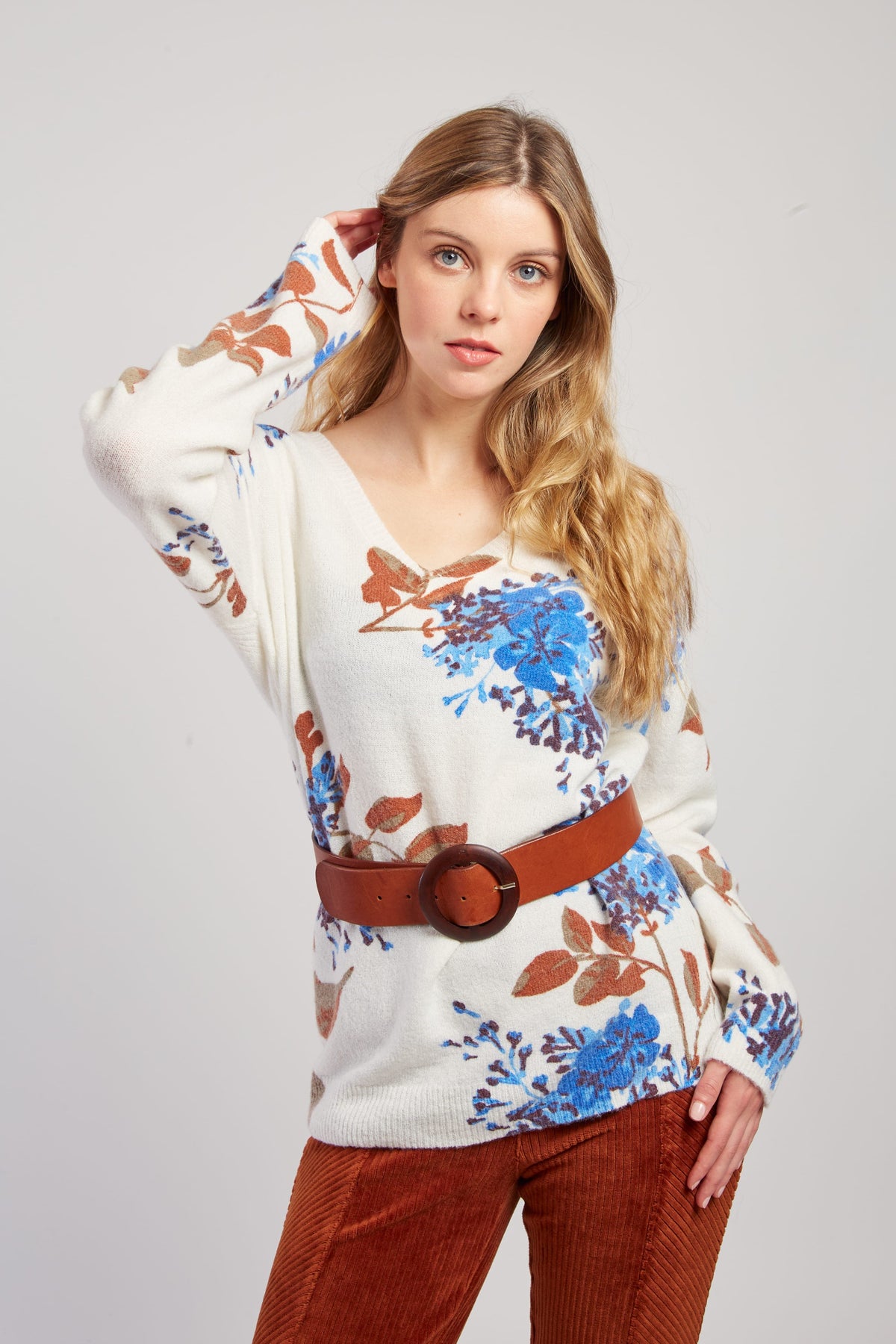 Derhy Garden Print Knit