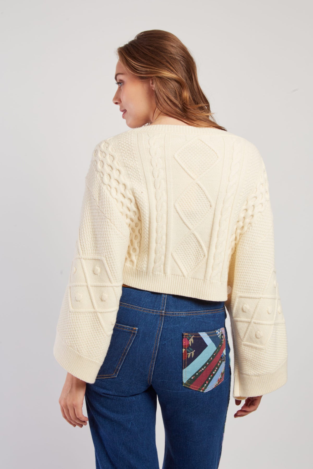 Derhy Cable Knit Jumper