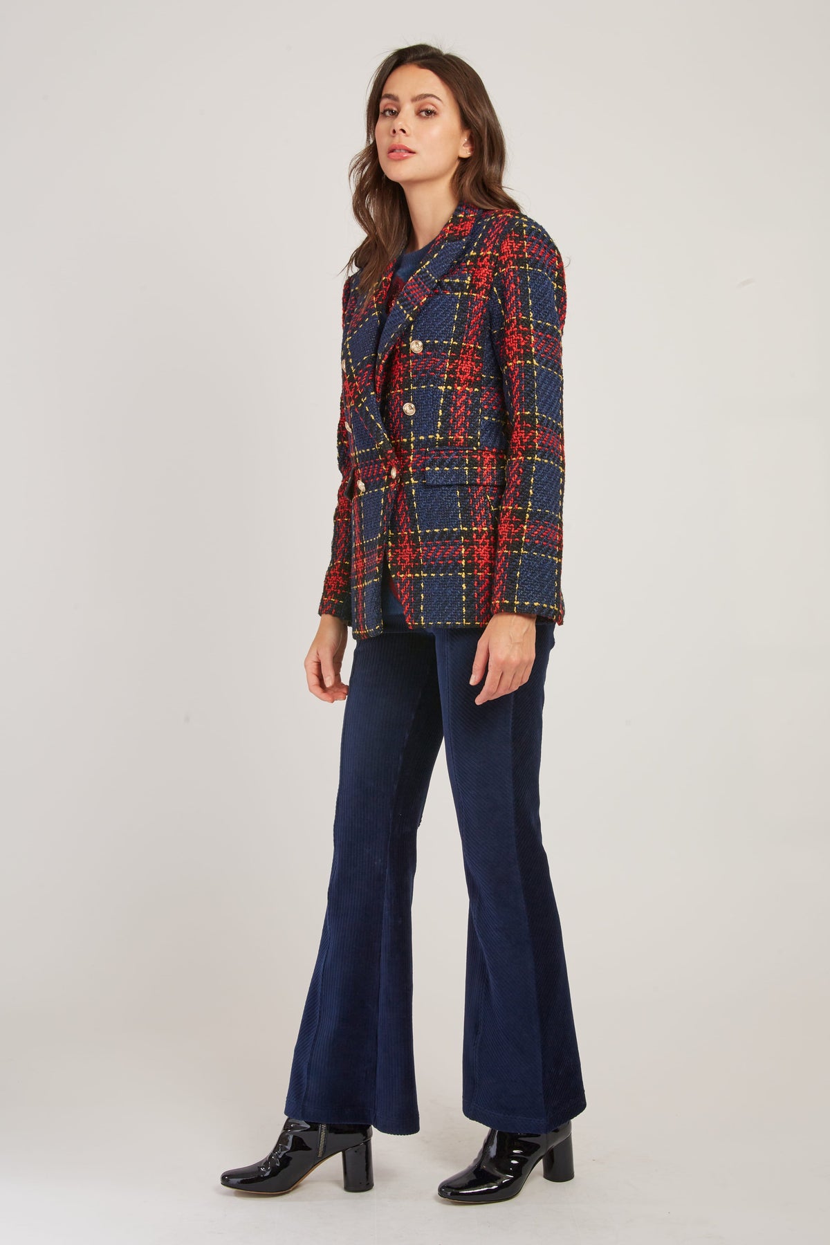 Derhy Tartan Blazer