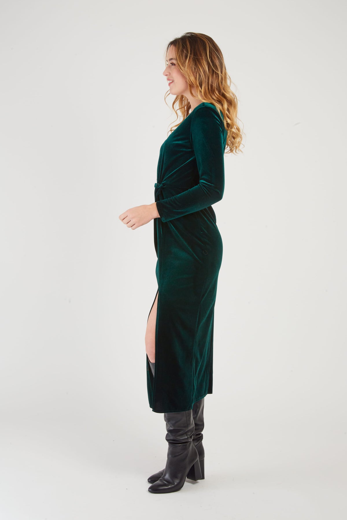Derhy Velvet Knot Dress