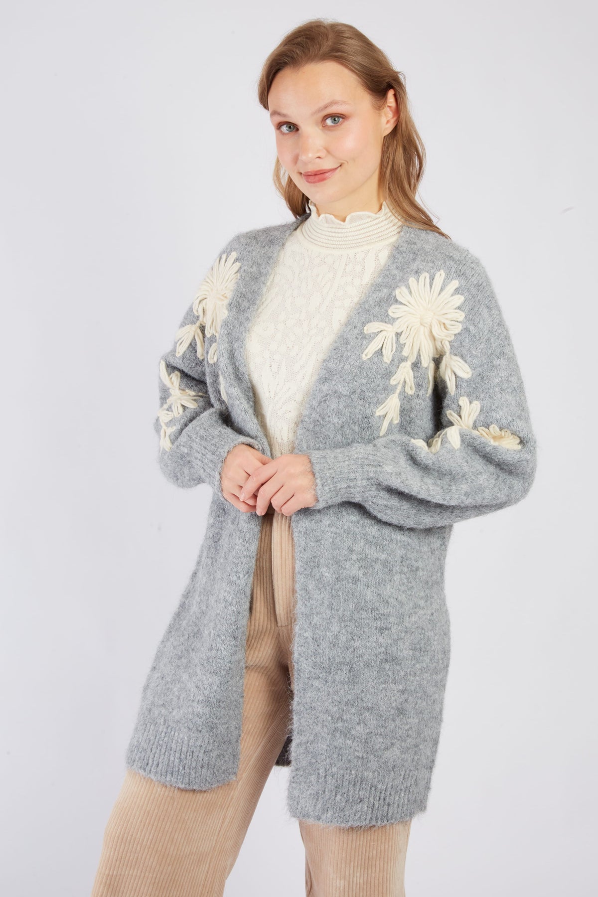 Derhy Flower Detail Knit