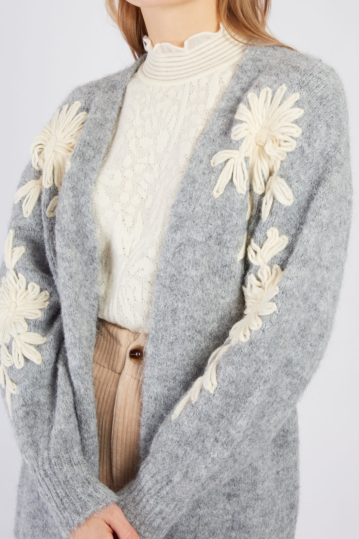 Derhy Flower Detail Knit