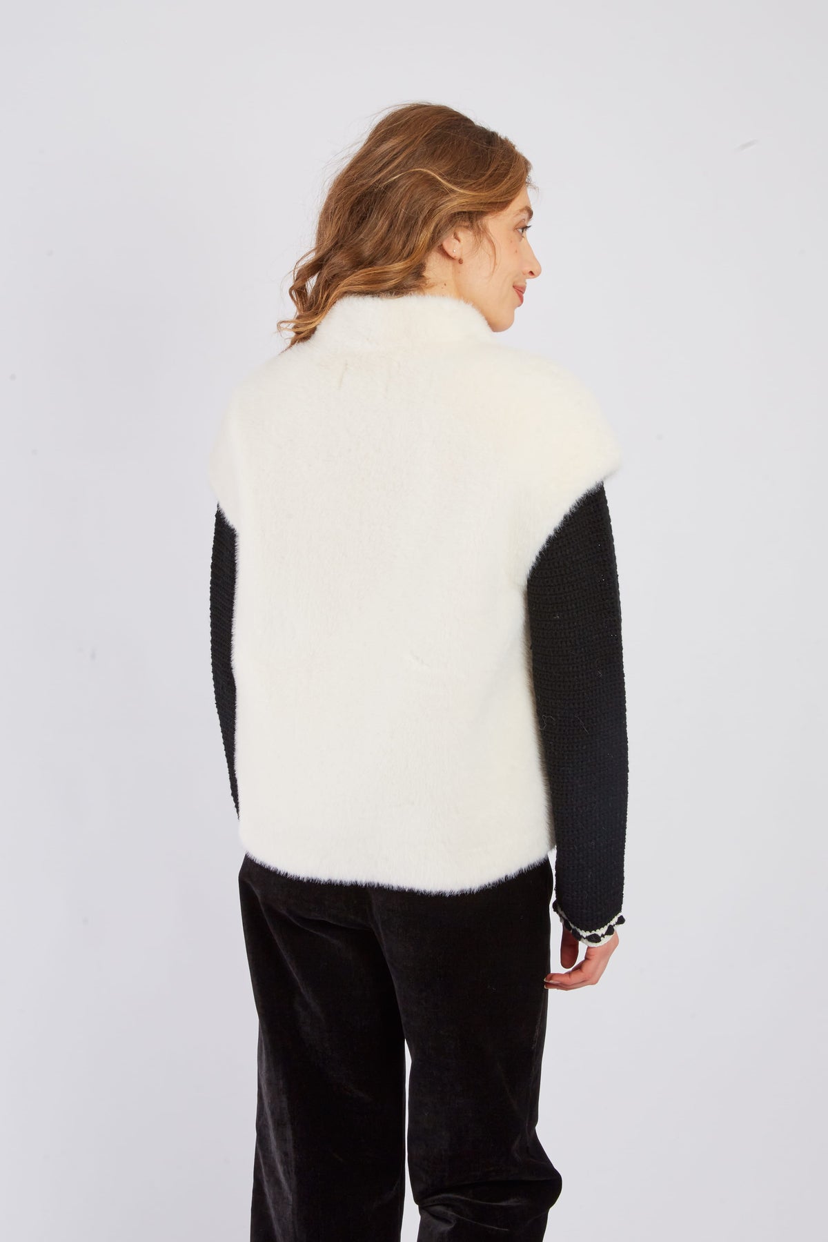 Derhy Faux Fur Gilet
