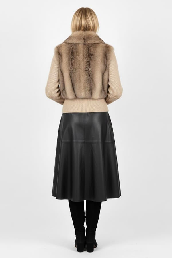 Derhy Fur Panel Jacket
