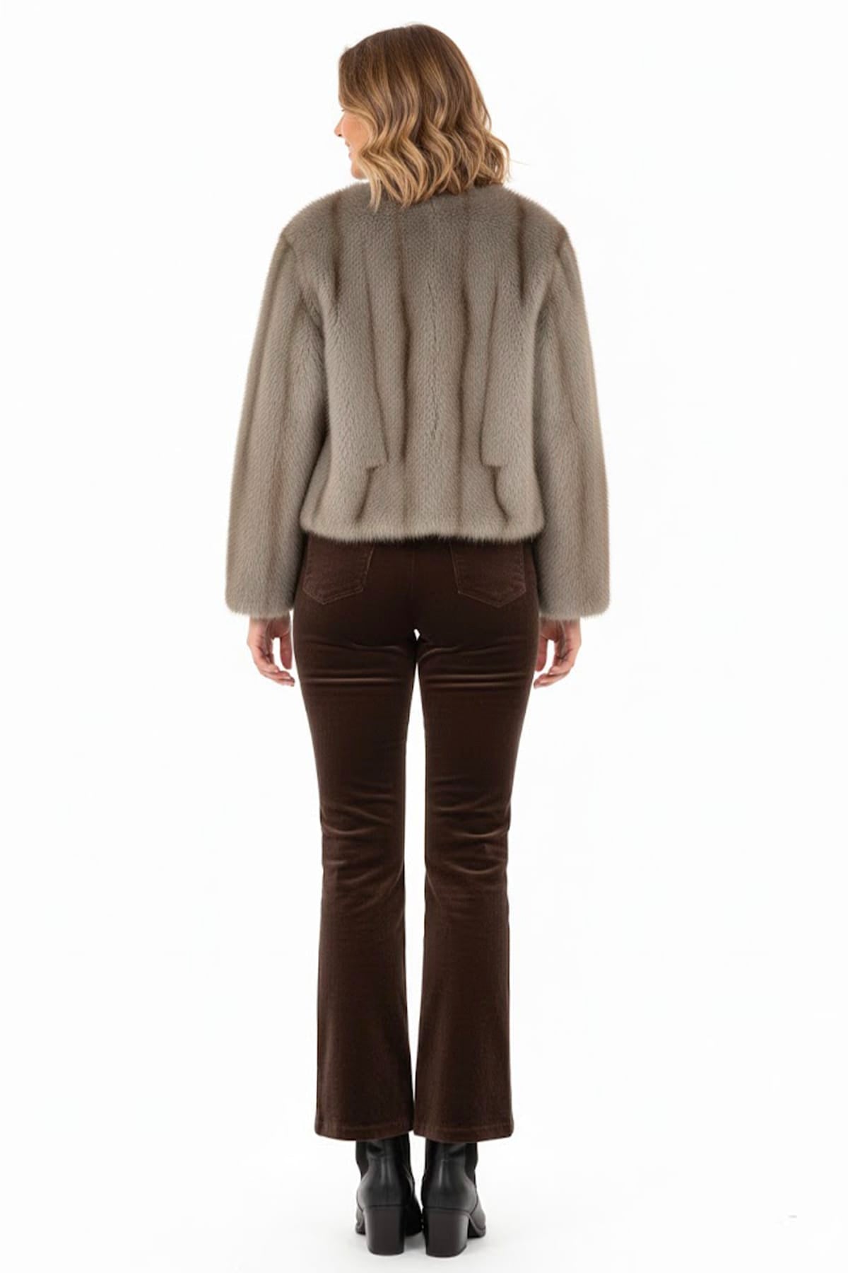 Derhy Faux Fur Coat