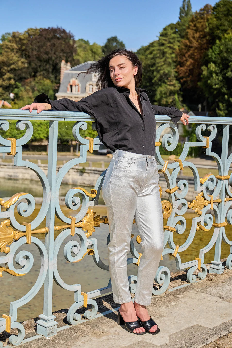 Metallic Trouser