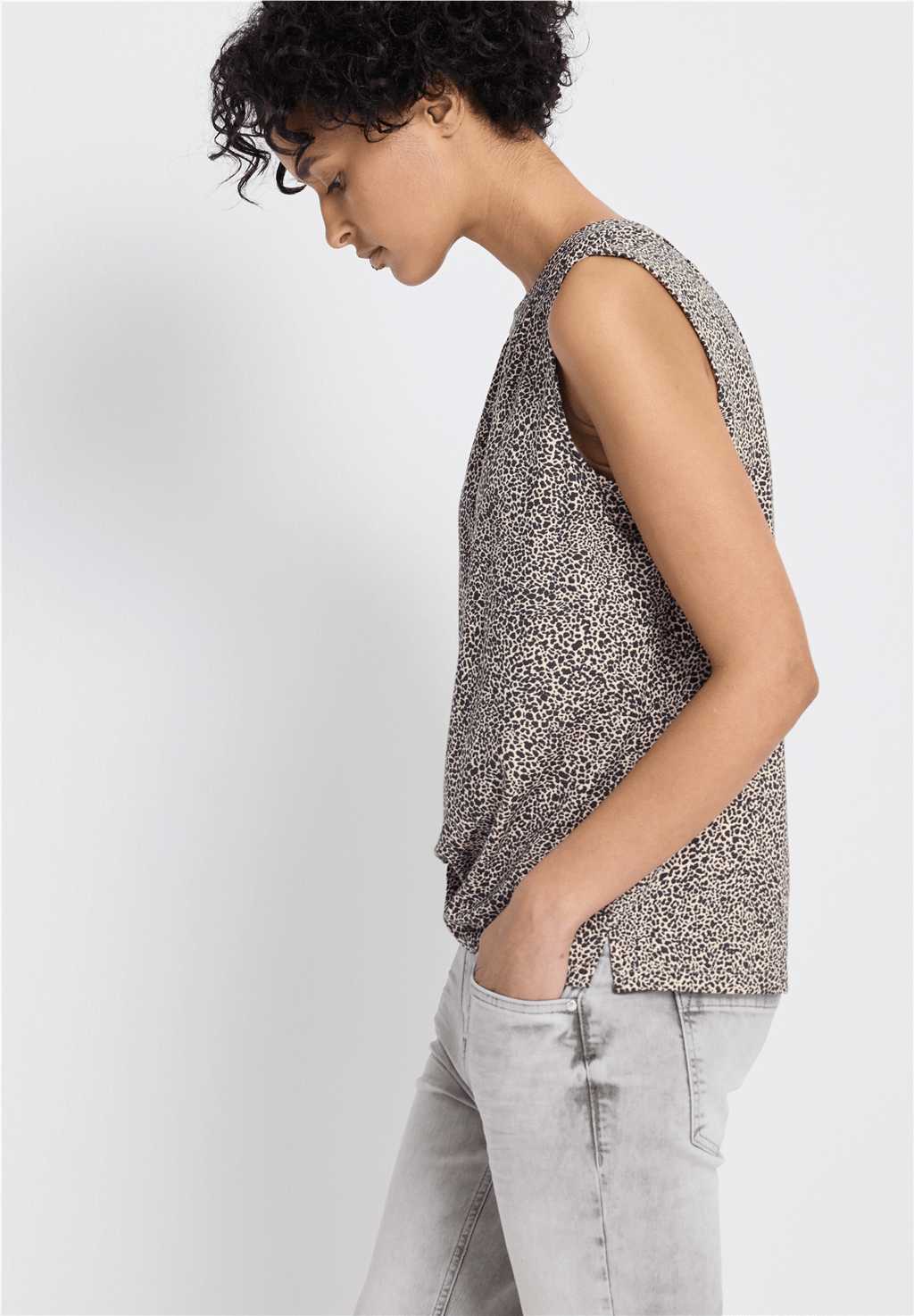 Street One Printed Jersey Top