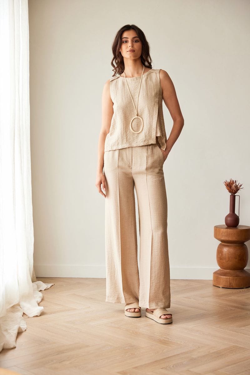 PERUZZI Crinkle Trouser