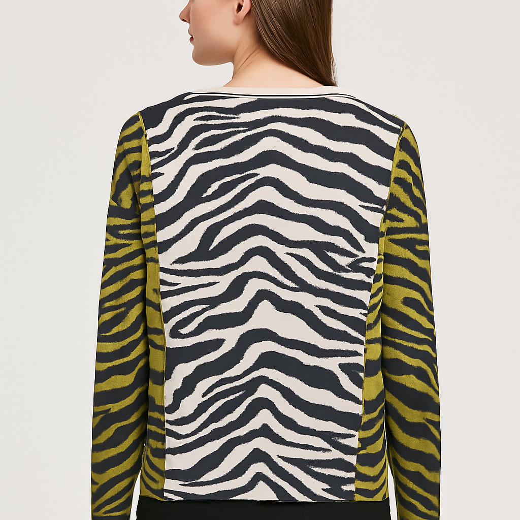 Barbara Lebek Animal Print Knit