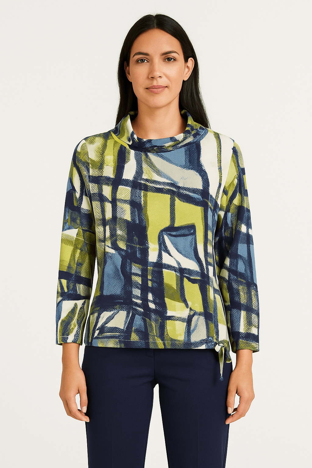 Barbara Lebek Abstract Print Top