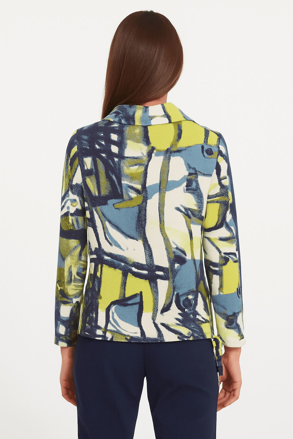 Barbara Lebek Abstract Print Top