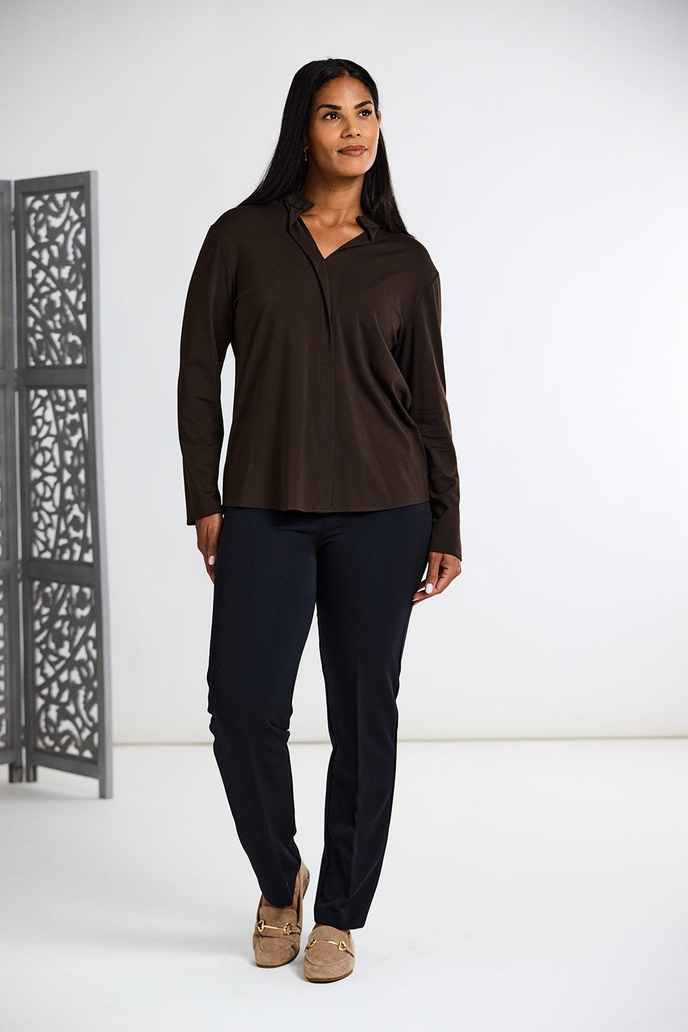 Peruzzi Front Placket Top
