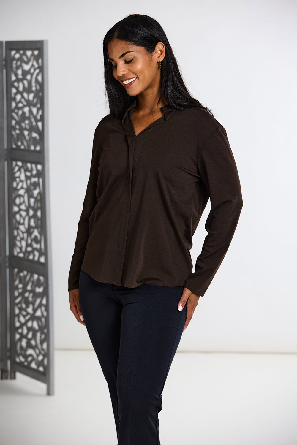 Peruzzi Front Placket Top