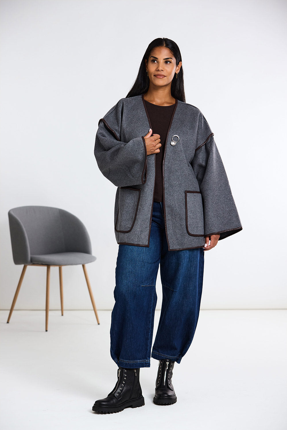 ART Belted Wool Coatigan
