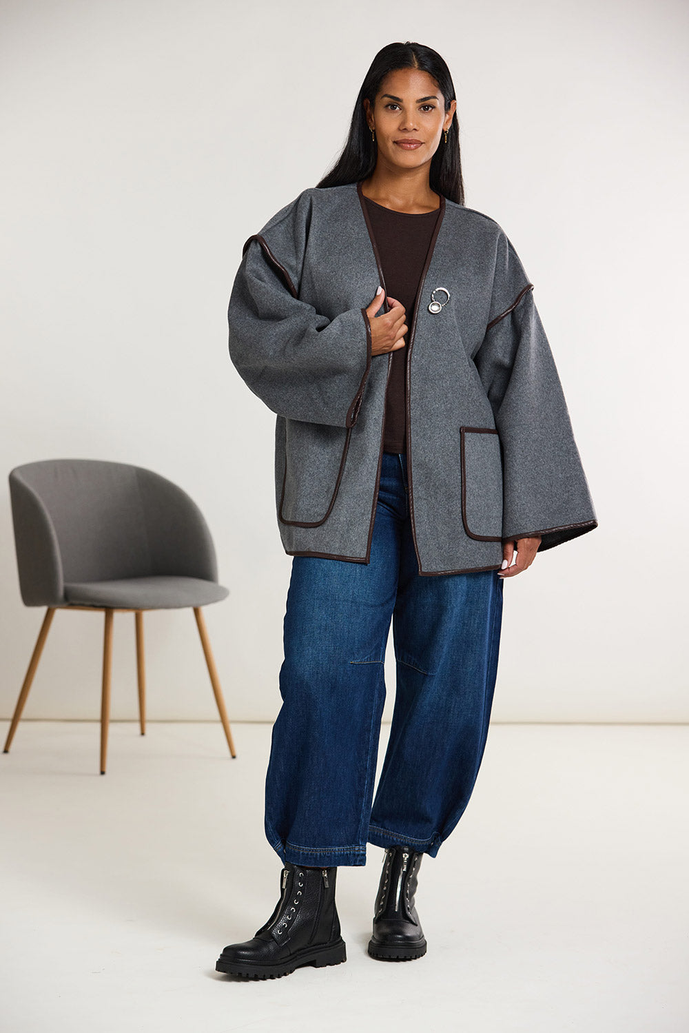 ART Belted Wool Coatigan
