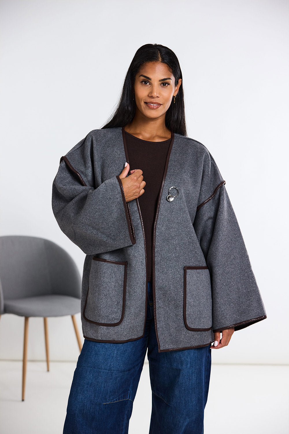 ART Belted Wool Coatigan