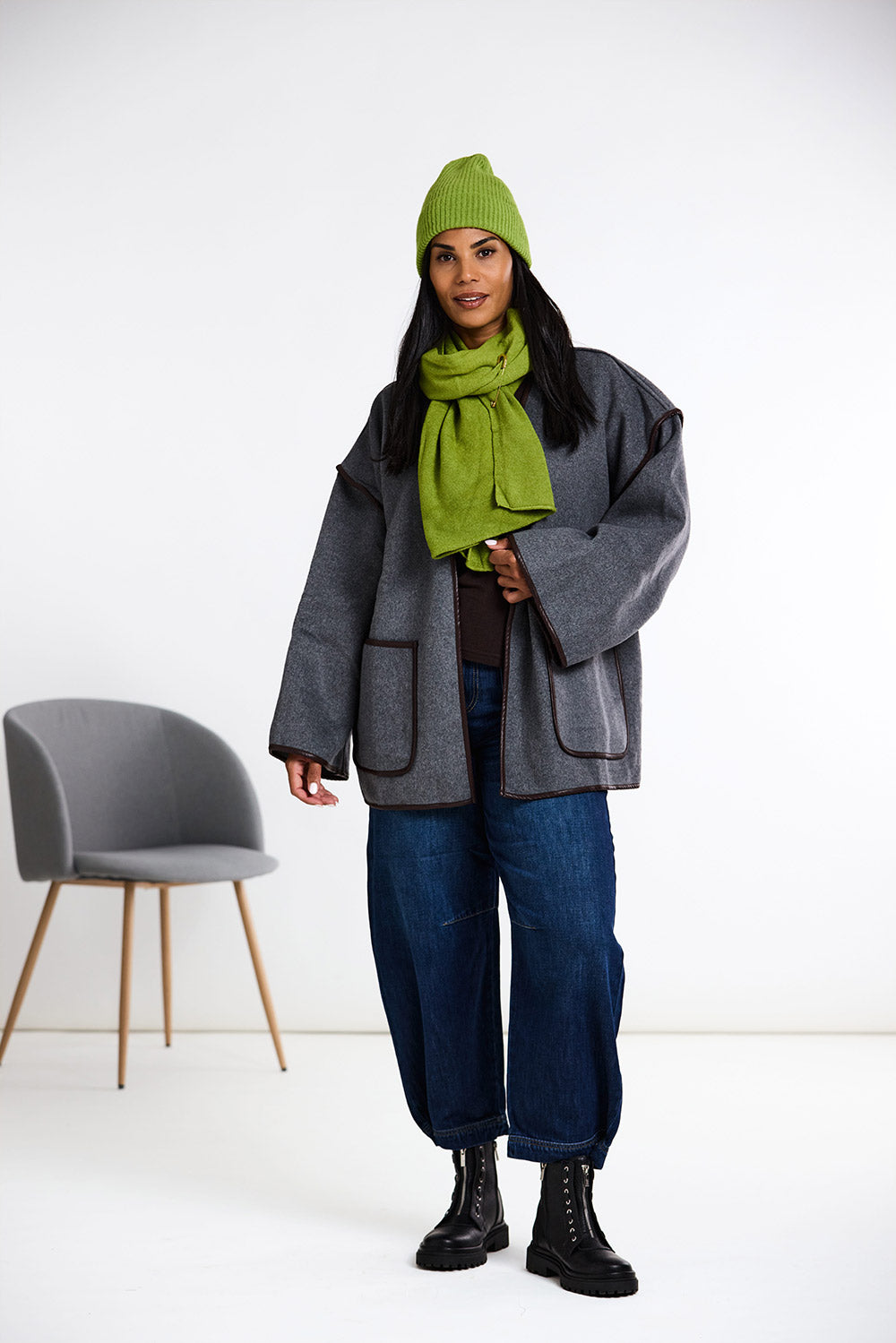 ART Belted Wool Coatigan