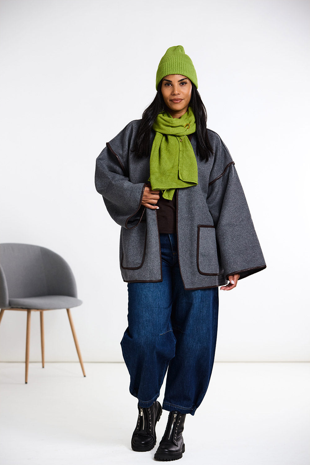 ART Belted Wool Coatigan