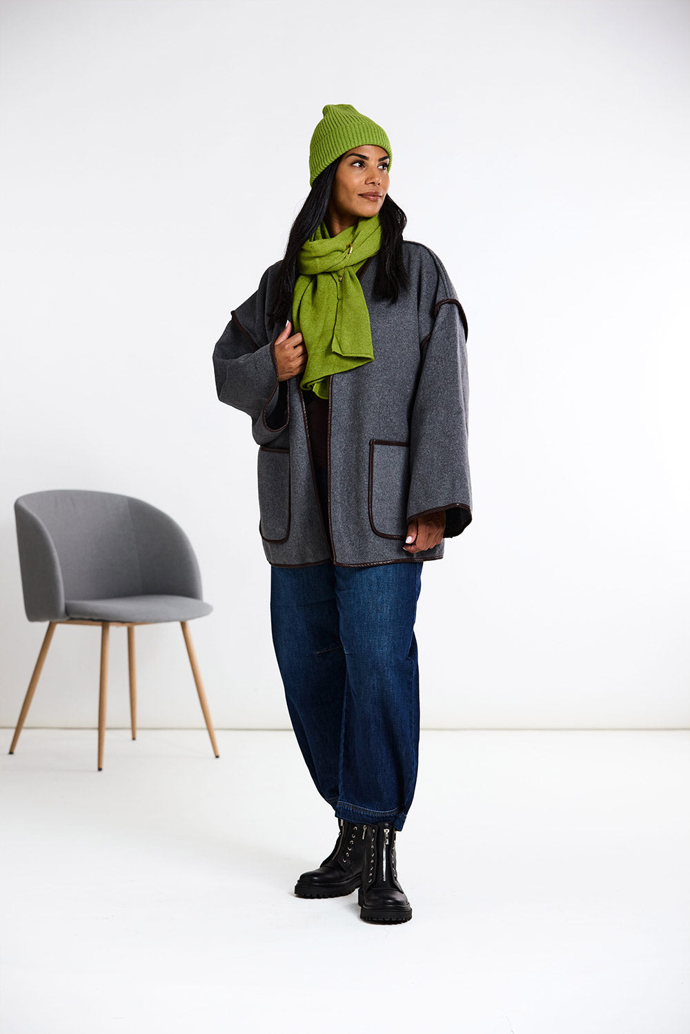ART Belted Wool Coatigan