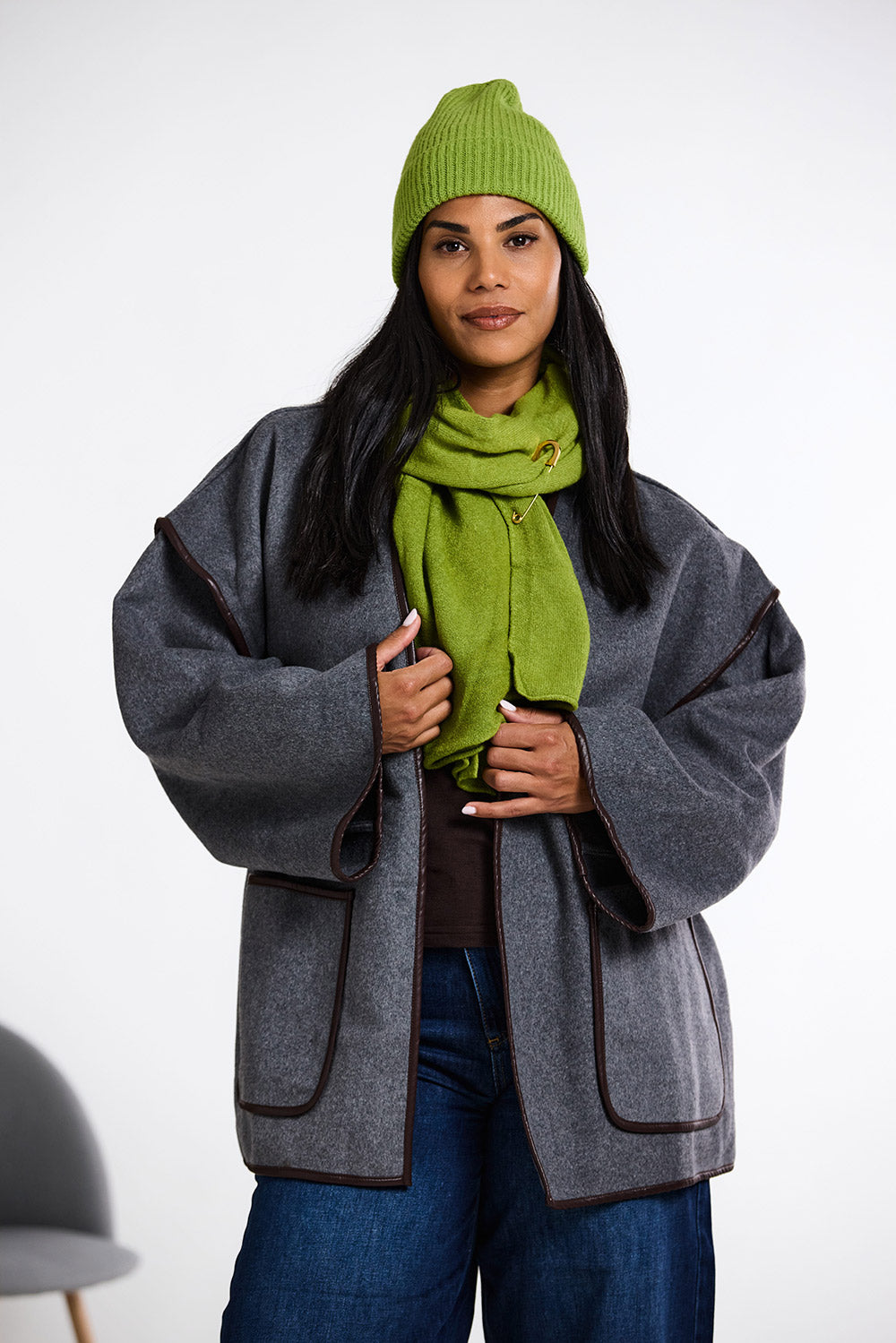 ART Belted Wool Coatigan