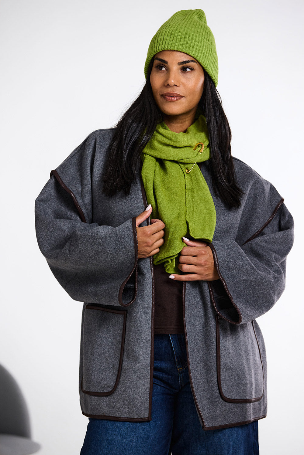 ART Belted Wool Coatigan