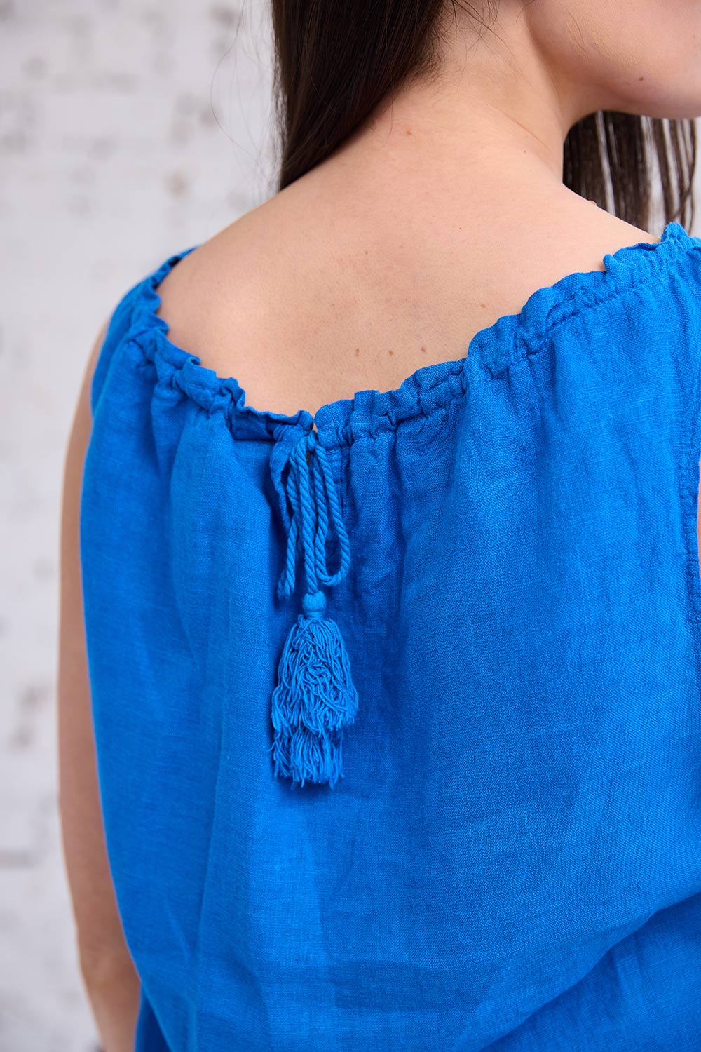 ART Drawstring Sleeveless Top