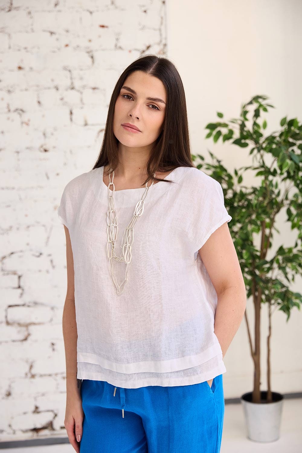 Enya Silver Necklace