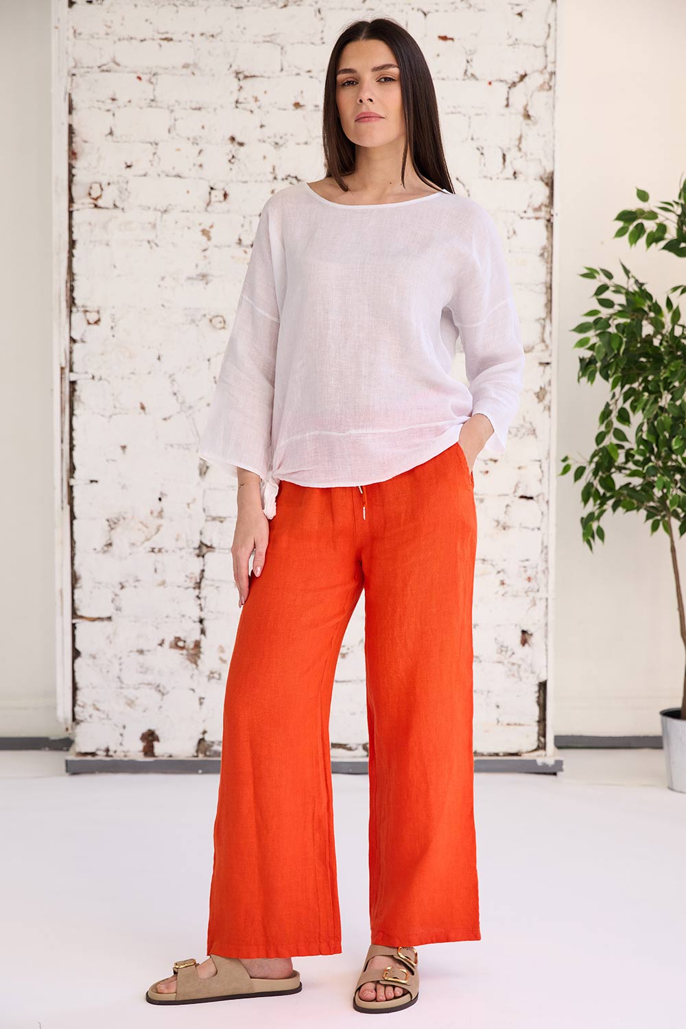 ART Side Tie Blouse