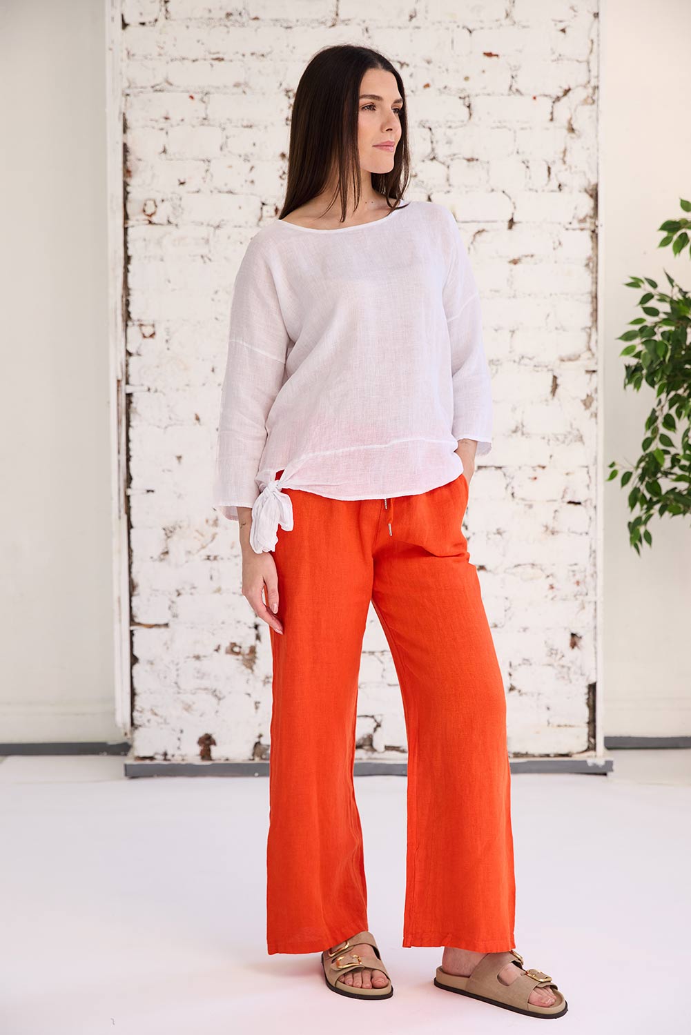 ART Side Tie Blouse