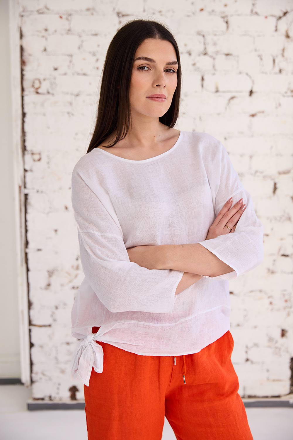 ART Side Tie Blouse